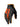 Close-up of the Ride Ninjaz Enduro Orange Glove, showcasing its bold orange and grey design with a neoprene thumb support for added durability.